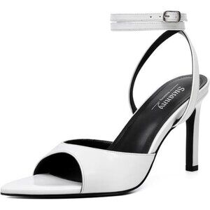 High Heels for Women White Strap